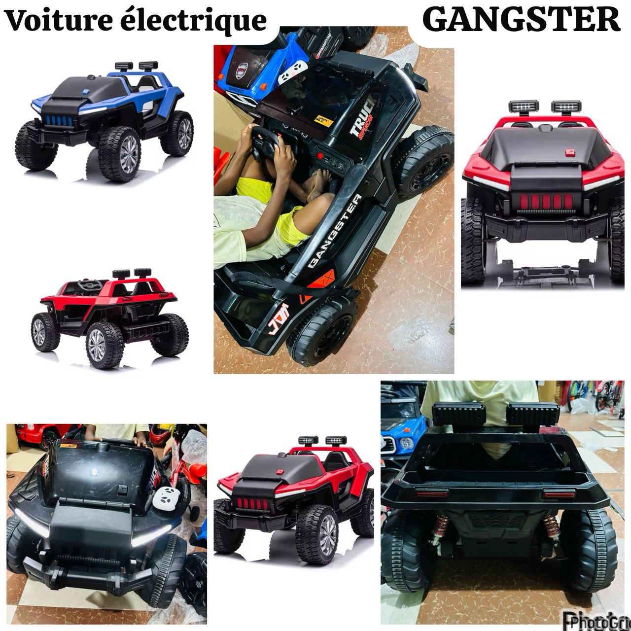 Voiture électrique tout terrain gangster