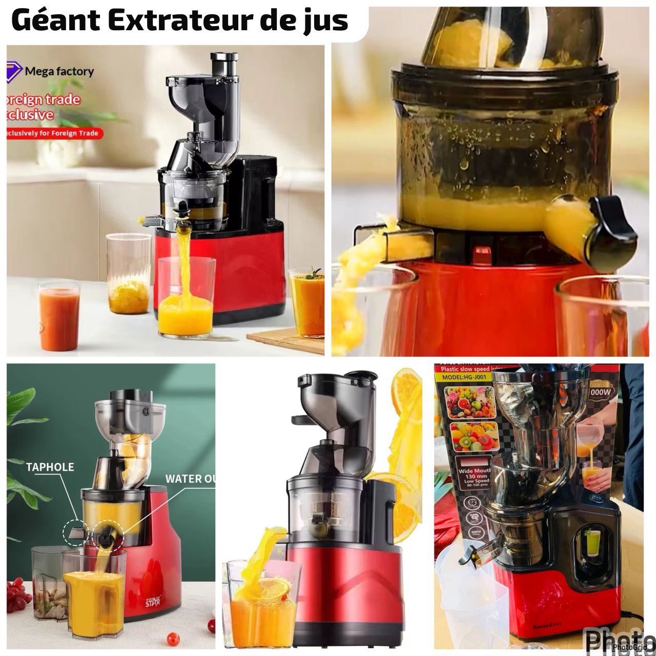 Géant extracteur de jus