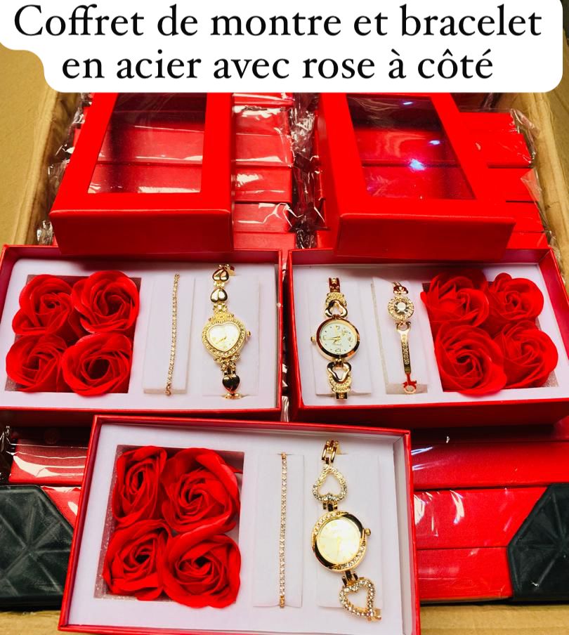 Coffret de montre et bracelet